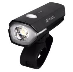 Force Svetlo predné FLUX 550LM USB, čierne