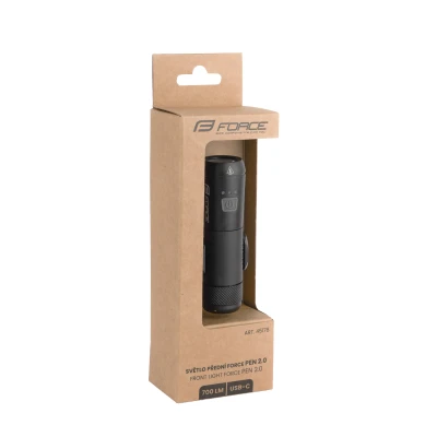 Force Světlo přední PEN 2.0 700LM USB, černé