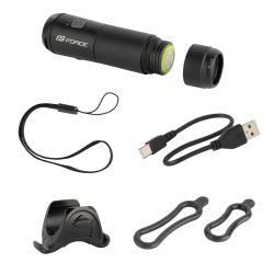 Force Světlo přední PEN 2.0 700LM USB, černé