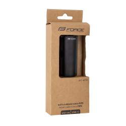 Force Svetlo predné PIPE 550LM USB, čierne