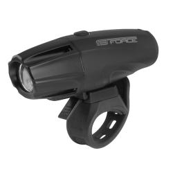 Force Svetlo predné SHARK 700LM USB, čierne