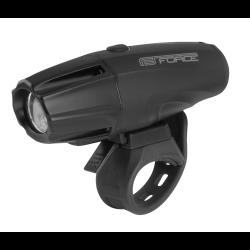 Force Světlo přední SHARK 700LM USB, černé Force Světlo přední SHARK 700LM USB, černé