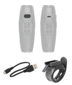 Force Svetlo predné SHARK 700LM USB, čierne