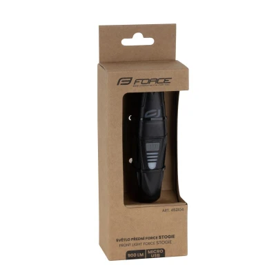 Force Světlo přední STOGIE 900 LM, USB, černé