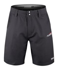 Force SWAY černý cyklodres - kr. rukáv + Force BLADE MTB černé cyklokraťasy