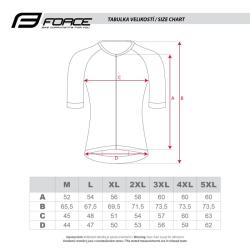 Force SWAY černý cyklodres - kr. rukáv + Force BLADE MTB černé cyklokraťasy