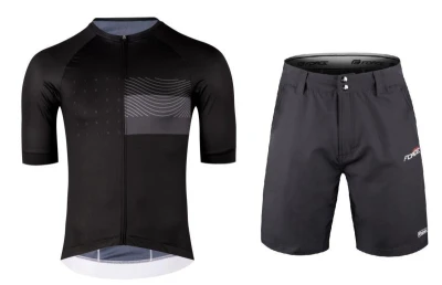 Force SWAY černý cyklodres - kr. rukáv + Force BLADE MTB černé cyklokraťasy Force SWAY černý cyklodres - kr. rukáv + Force BLADE MTB černé cyklokraťasy