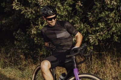Force SWAY čierny cyklodres - kr. rukáv IBA 4XL (VÝPREDAJ)