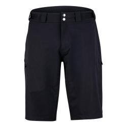 Force SWAY fluo cyklodres - kr. rukáv + Force REBEL MTB černé cyklokraťasy