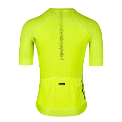 Force SWAY fluo cyklodres - kr. rukáv + Force REBEL MTB černé cyklokraťasy
