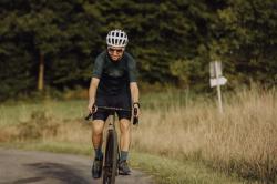 Force SWAY tm.zelený cyklodres - kr. rukáv POUZE 4XL (VÝPRODEJ)