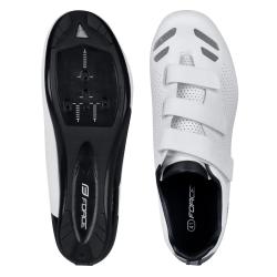 Force ROAD HERO 2 bílé cyklistické tretry