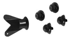 Force MTB ICE21 LADY černo-růžové dámské zimní tretry + šátek Force