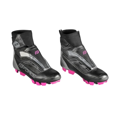 Force MTB ICE21 LADY černo-růžové dámské zimní tretry