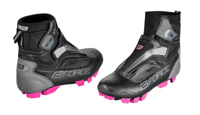 Force MTB ICE21 LADY černo-růžové dámské zimní tretry