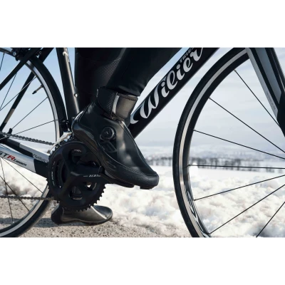 Force ROAD GLACIER černé zimní cyklotretry + osvěžovač obuvi