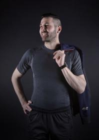 Force Tričko funkčné BREEZE krátky rukáv sivé