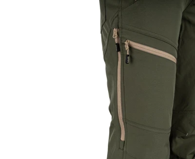 Bennon FORCE kalhoty green/sand softshellové