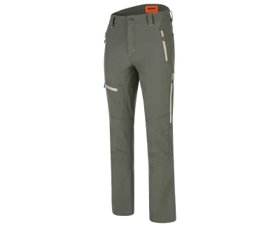 Bennon FORCE kalhoty green/sand softshellové