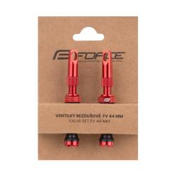 Force Ventilky pro bezdušový systém 2xFV 44mm,červ