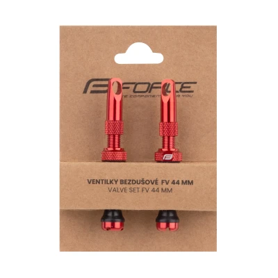 Force Ventilky pro bezdušový systém 2xFV 44mm,červ