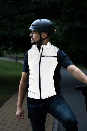 Force FLASH celoreflexní cyklistická vesta