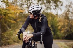 Force VISION černá cyklistická vesta - neprofuk