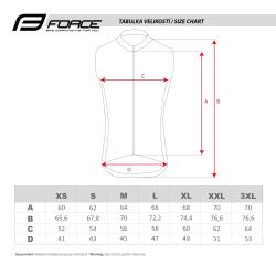 Force WINDPRO černá neprofuk cyklistická vesta