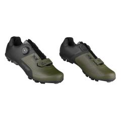 Force VIRTUOSO GRAVEL černo-army cyklistické tretry