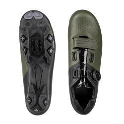 Force VIRTUOSO GRAVEL černo-army cyklistické tretry