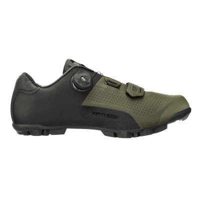 Force VIRTUOSO GRAVEL černo-army cyklistické tretry