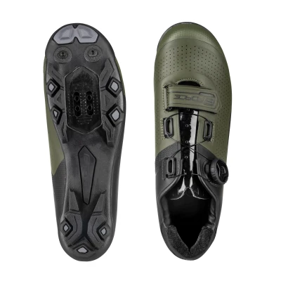 Force VIRTUOSO GRAVEL černo-army cyklistické tretry