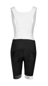 Force VISION LADY čierno-biele dámske cyklokraťasy so šrákmi a vložkou