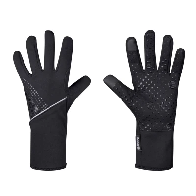 Force VISION černé softshell cyklistické rukavice Force VISION černé softshell cyklistické rukavice