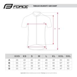 Force VIVID černý cyklistický dres - kr. rukáv POUZE S (VÝPRODEJ)