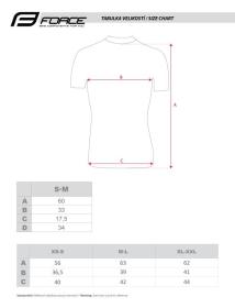 Force WIND funkční triko krátký rukáv POUZE M-L (VÝPRODEJ)
