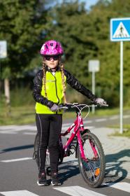 Force WINDPRO KID fluo-černá dětská cyklobunda