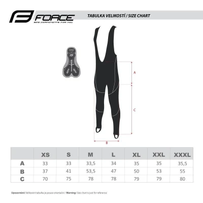 Force Z70 SOFTSHELL cyklokalhoty so šrákmi s vložkou IBA XL (VÝPREDAJ)