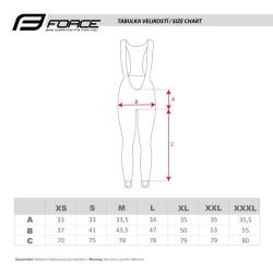 Force Z70 SOFTSHELL cyklokalhoty se šráky s vložkou POUZE XL (VÝPRODEJ)