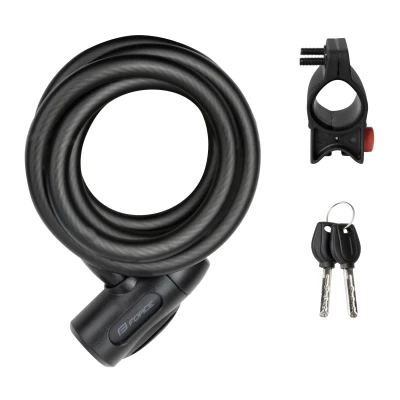 Force Zámek LUXO S12/1800mm, černý