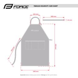 Force Zástěra dílenská Force, modrá UNI