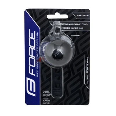 Force Zvonek DIGI elektrický, černý