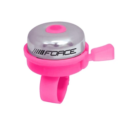 Force Zvonek KLASIK Fe/plast 22.2mm, růžový