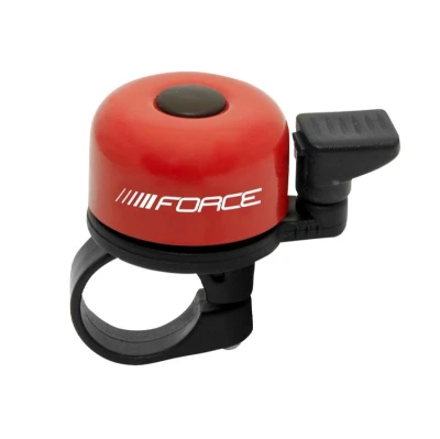 Force MINI Fe/plast 22.2mm paličkový, červený zvonek Force MINI Fe/plast 22.2mm paličkový, červený zvonek