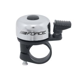 Force MINI Fe/plast 22.2mm paličkový, strieborný zvonček