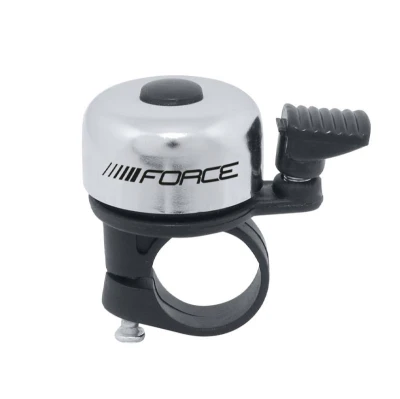 Force MINI Fe/plast 22.2mm paličkový, stříbrný zvonek Force MINI Fe/plast 22.2mm paličkový, stříbrný zvonek