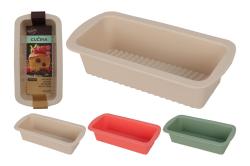 Forma na biskupský chléb 27x14x7cm silikon mix barev Forma na biskupský chléb 27x14x7cm silikon mix barev