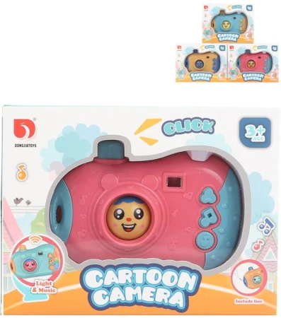 Detský fotoaparát Cartoon Camera plast na batérie Svetlo Zvuk Detský fotoaparát Cartoon Camera plast na batérie Svetlo Zvuk