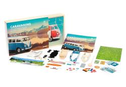 Franzis adventní kalendář VW Bulli T1 se zvukem modrý 1:24