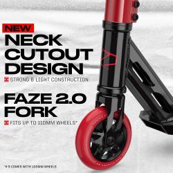 Fuzion Pro X-5 Black/Red freestylová koloběžka